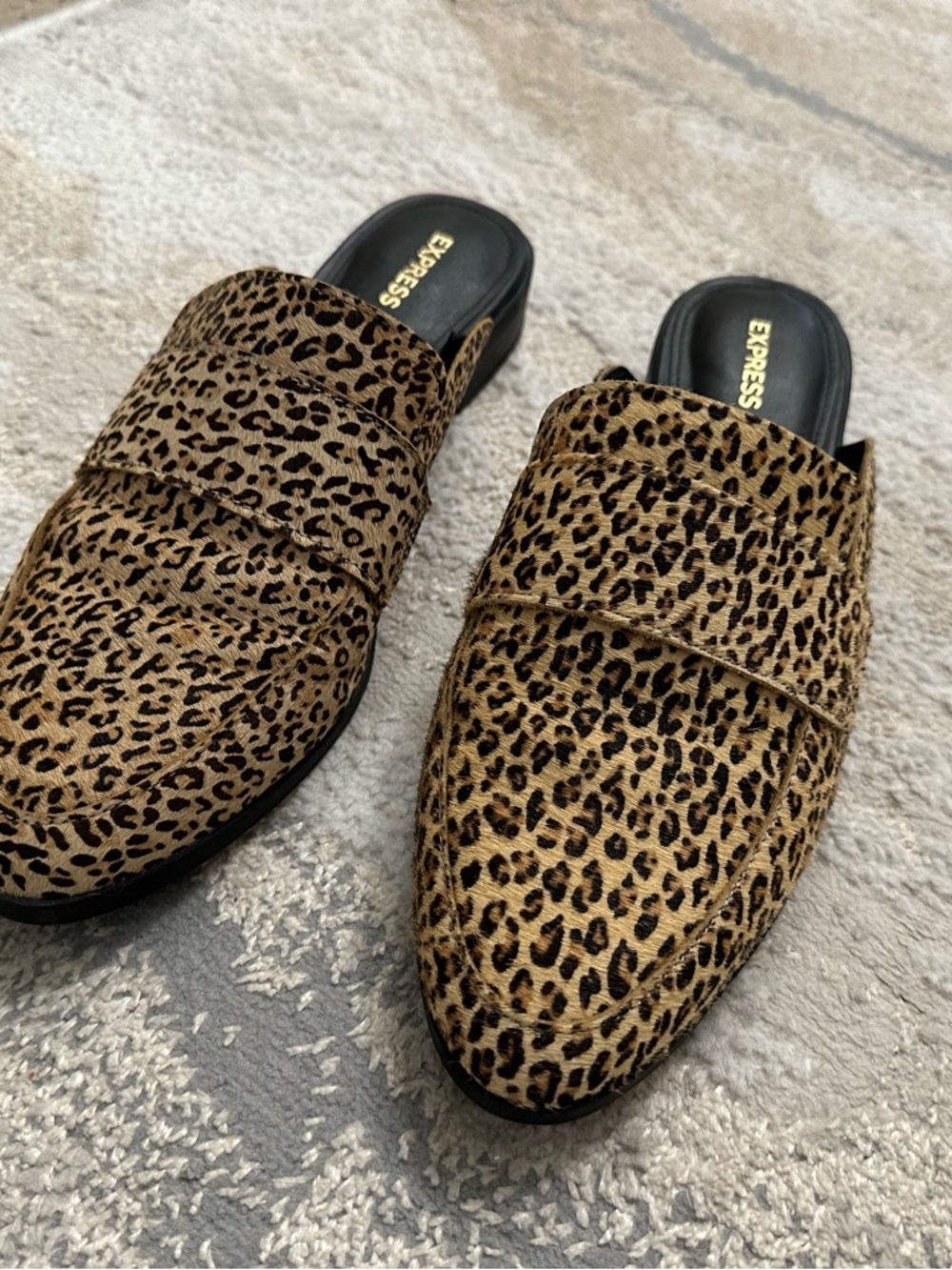 Express Animal Print Loafers